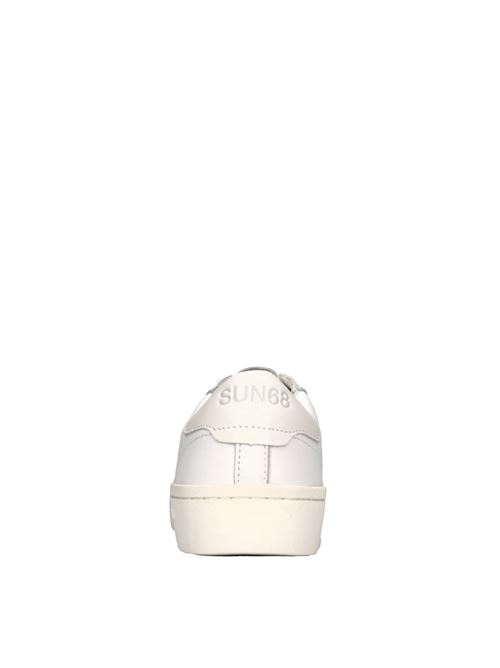 Sneakers modello Z35140 SUN68 in pelle SUN68 | Z35140BIANCO/BIANCO PANNA